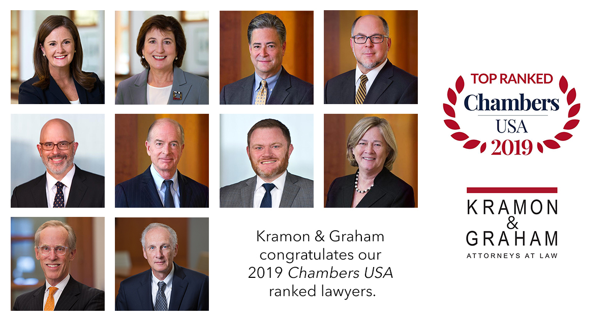 Kramon & Graham's <i>Chambers USA</i> ranked attorneys